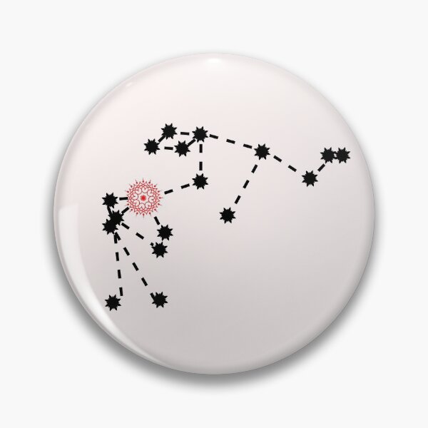 Item preview, Shatabhisha Nakshatra Hindu Vedic Sidereal Astrology Constellation designed and sold by EndlessDoodles.