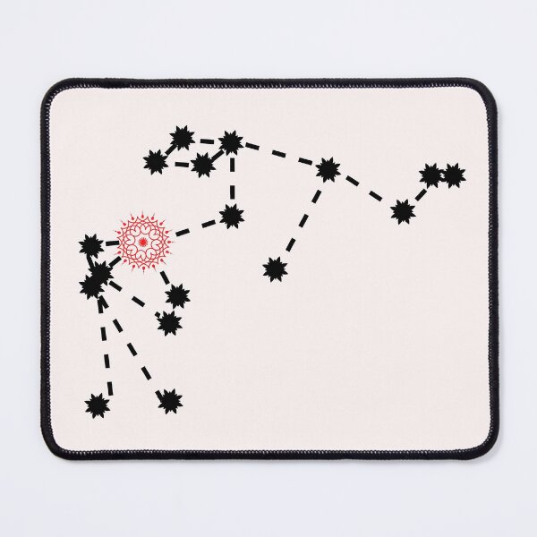 Item preview, Shatabhisha Nakshatra Hindu Vedic Sidereal Astrology Constellation designed and sold by EndlessDoodles.