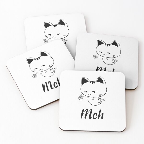 Item preview, funny meh cat designed and sold by Seekdesigns6.