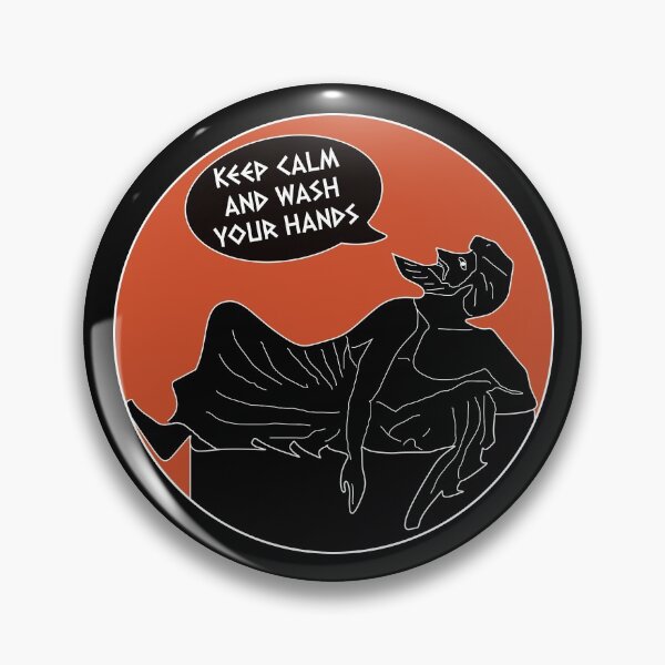 Item preview, Kepp Calm And Wash Your Hands: Guy From Ancient Greek Symposium designed and sold by Happy Puppy Print On Demand.