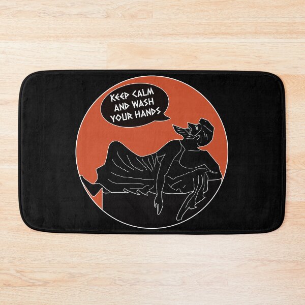 Item preview, Kepp Calm And Wash Your Hands: Guy From Ancient Greek Symposium designed and sold by Happy Puppy Print On Demand.