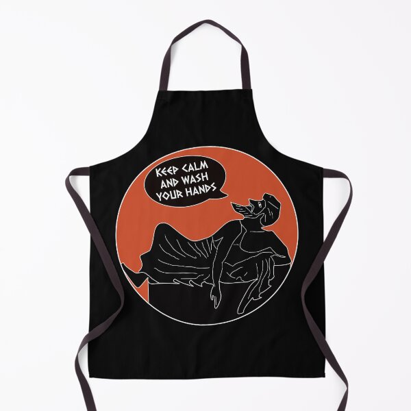 Item preview, Kepp Calm And Wash Your Hands: Guy From Ancient Greek Symposium designed and sold by Happy Puppy Print On Demand.