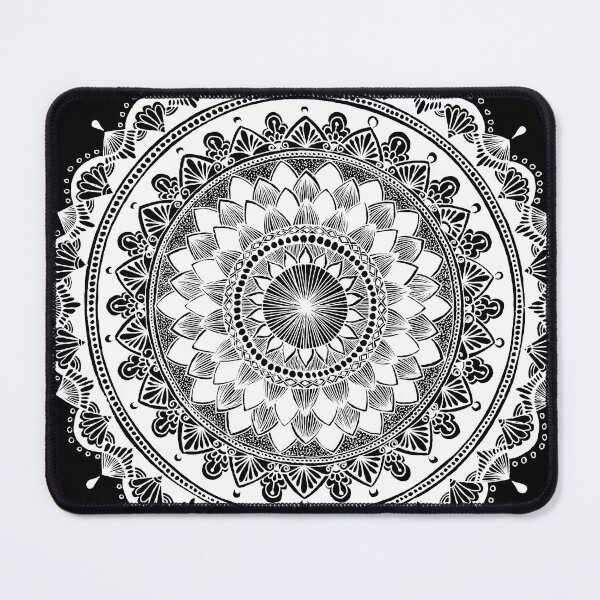 Item preview, White Mandala Pattern designed and sold by MinArt Illustrations.