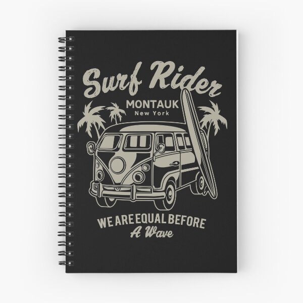 Item preview, Montauk, New York, USA, North America - Surf Rider Surfing Beach Destination Vintage Logo designed and sold by Vintage-TM.