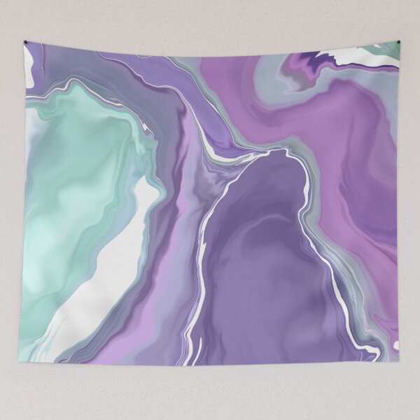 Item preview,  Cuadro abstracto violeta salvaje designed and sold by Mirandum.