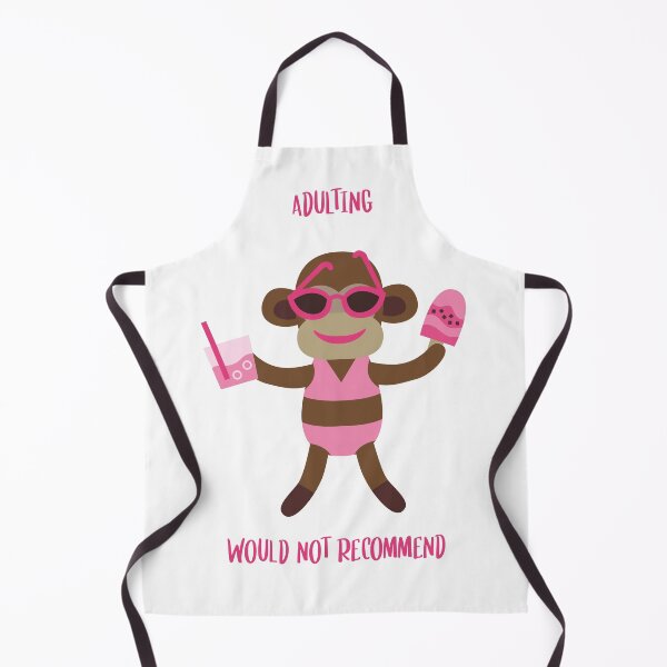 Item preview, Adulting Would Not Recommend - Sock Monkey designed and sold by Trinket-Trickster.