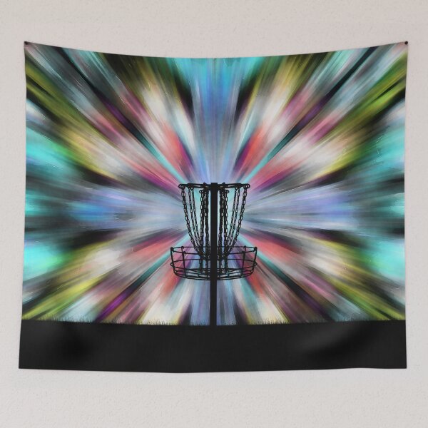 Item preview, Tie Dye Disc Golf Basket designed and sold by Phil Perkins.