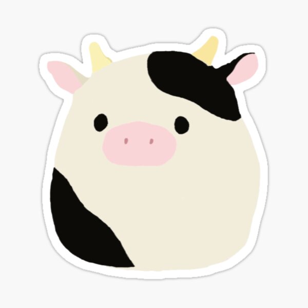 Artikel-Vorschau von Squishmellow Kuh, designt und verkauft von Beansismagical.