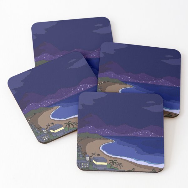 Item preview, nighttime by the coast designed and sold by stellapt.
