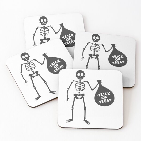 Item preview, TRICK OR TREAT SKELETON designed and sold by Dobsy.
