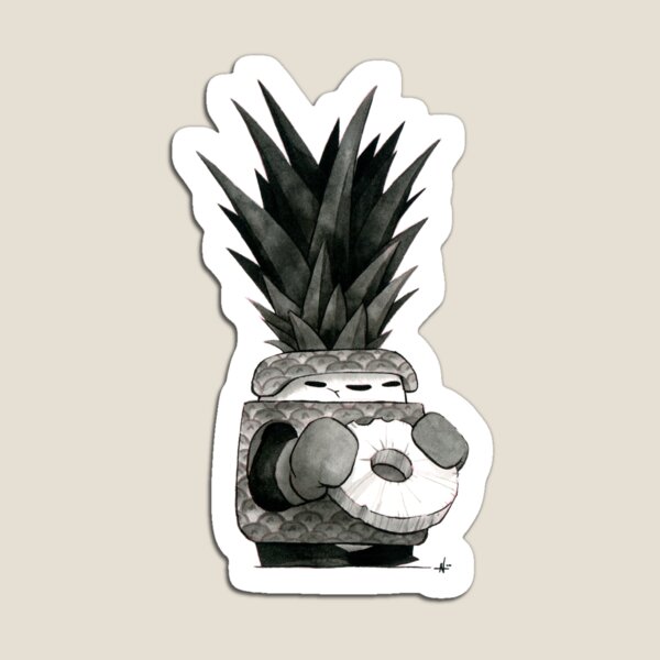 Pineapple Panda Magnet