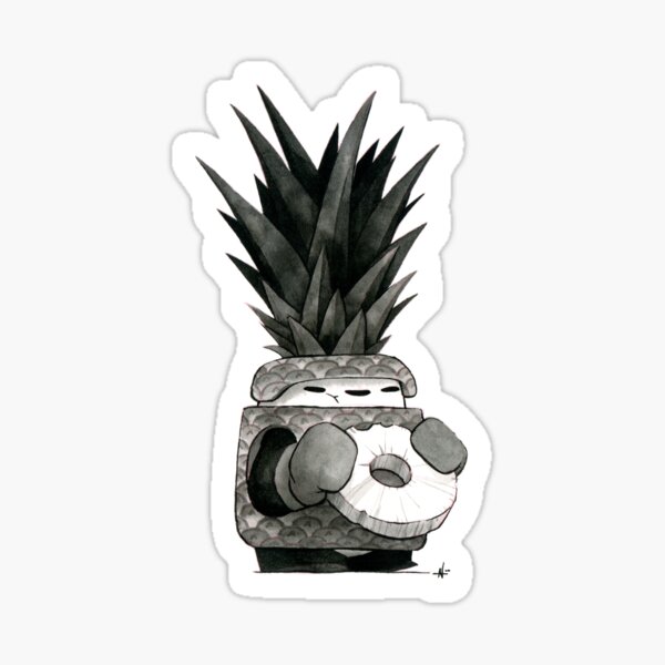 Pineapple Panda Sticker