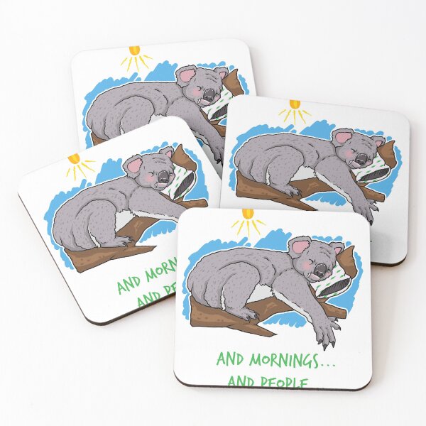 Item preview, I hate morning people. And mornings Koala designed and sold by redshirtz.