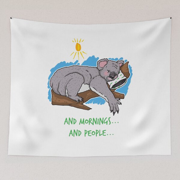 Item preview, I hate morning people. And mornings Koala designed and sold by redshirtz.