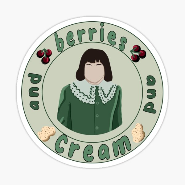 Did You Say Berries And Cream Sticker By Mirnay Redbubble