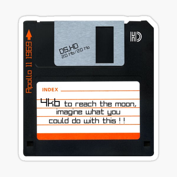 4kb to Reach the Moon Sticker
