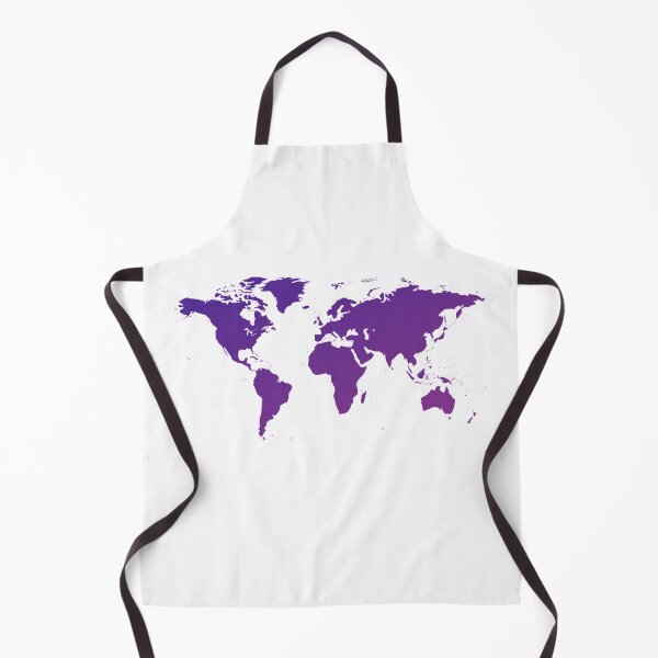 Item preview, World Map Background with Purple Gradient Color designed and sold by Kiki Art.