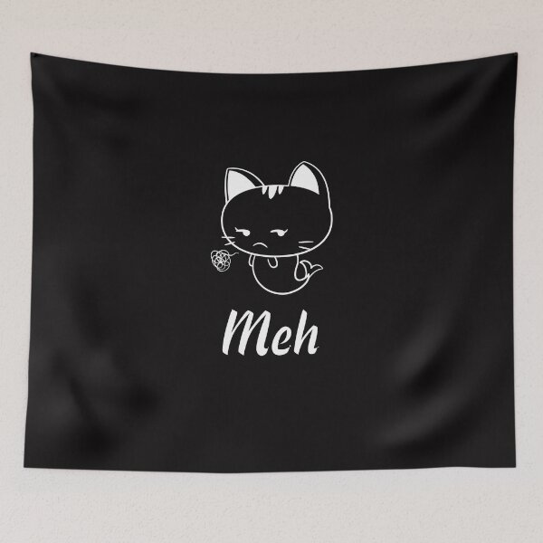 Item preview, Funny meh cat  designed and sold by Seekdesigns6.