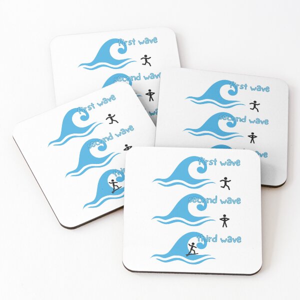 Item preview, Covid waves designed and sold by The Agreeable Raven.