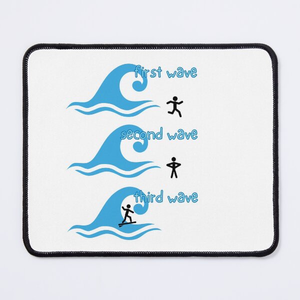 Item preview, Covid waves designed and sold by The Agreeable Raven.