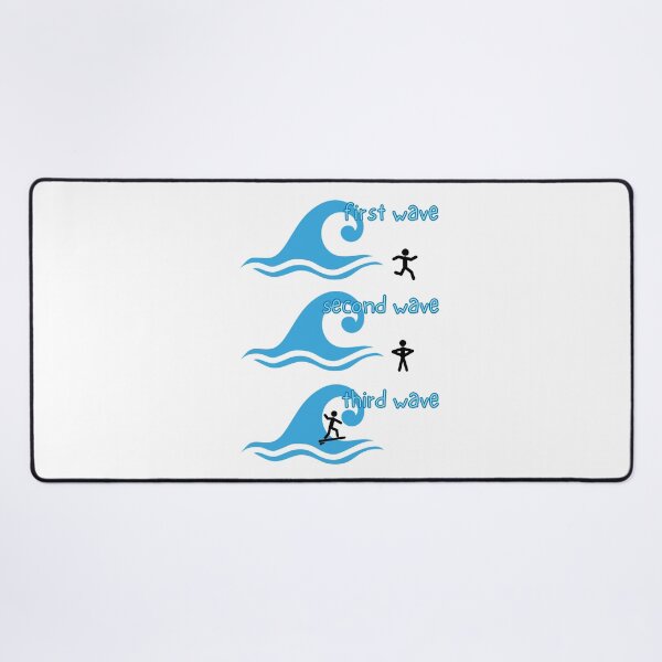 Item preview, Covid waves designed and sold by The Agreeable Raven.