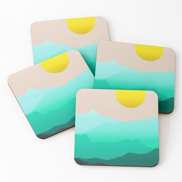 Item preview, Aquamarine Peaks designed and sold by Randomazer.