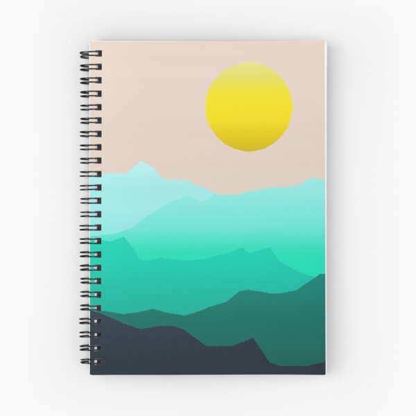 Item preview, Aquamarine Peaks designed and sold by Randomazer.