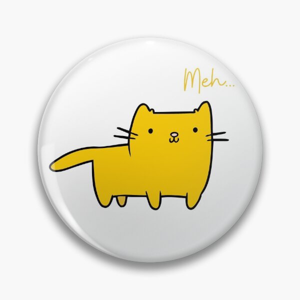 Item preview, Funny meh cat for cat lovers  designed and sold by Hakimy Design.
