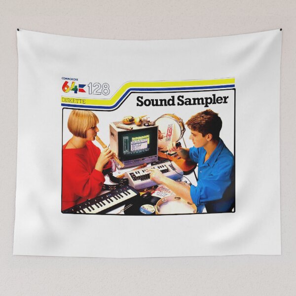 Item preview, 1980s COMPUTER SOUND SAMPLER - BOX ART designed and sold by ThrowbackAds.