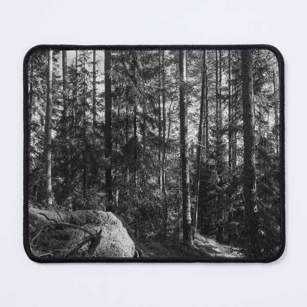 Item preview, Hillside views. Seitseminen National Park bw designed and sold by Jouko Lehto Photography.