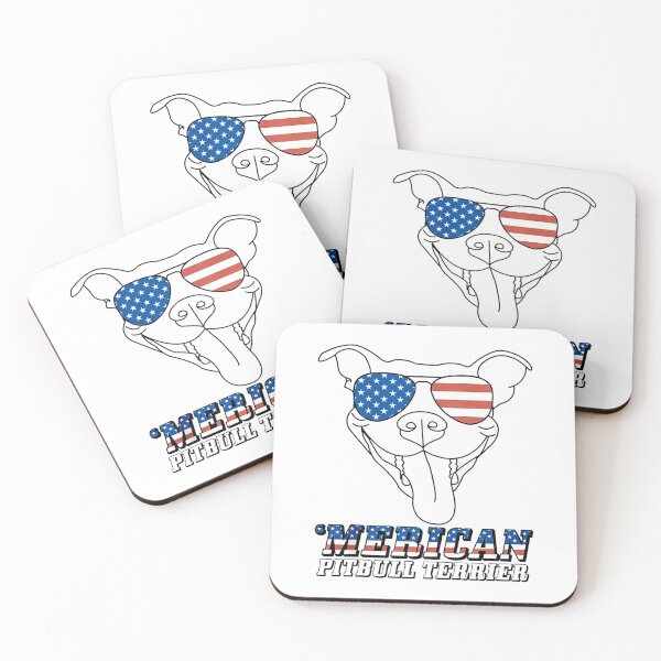 Item preview, 4th Of July American Flag Pitbull Funny  designed and sold by wowart4u.