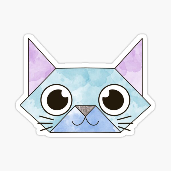 Item preview, Origami cute cat  designed and sold by Aline Albuquerque.