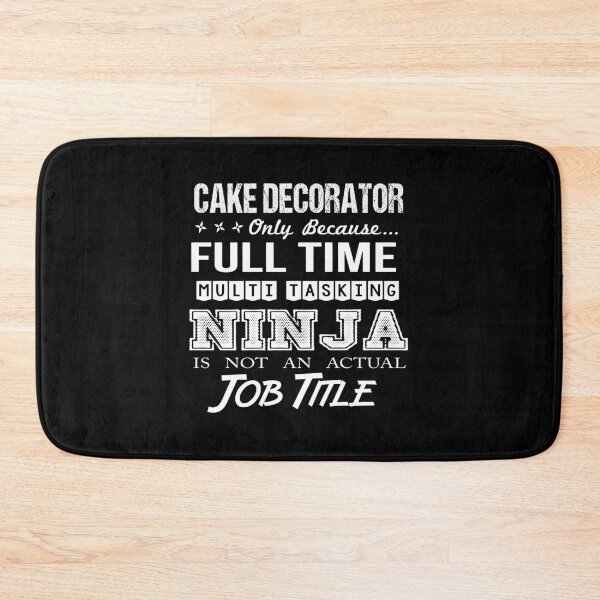 Item preview, Cake Decorator T Shirt - Multitasking Ninja Job Gift Item Tee designed and sold by zubakbrita.