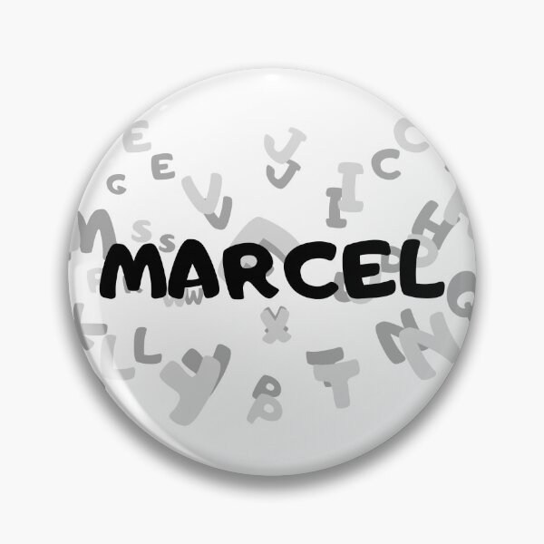 Artikelvorschau, Der Name Marcel entworfen und verkauft von Initial-Inlook.