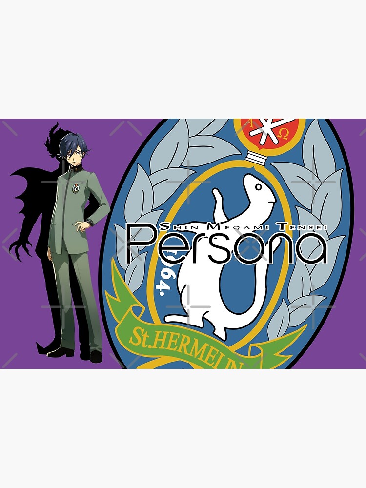 Persona - Naoya (25th Anniversary) with game Logo