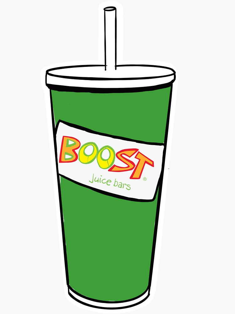 Boost Juice Sticker Sticker for Sale by APocca