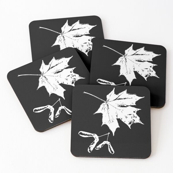 Item preview, Maple Leaf with Samaras - White - designed and sold by SubtleSoul.