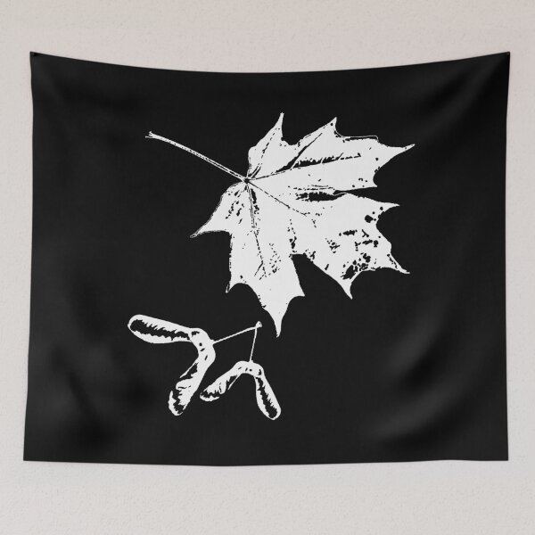 Item preview, Maple Leaf with Samaras - White - designed and sold by SubtleSoul.