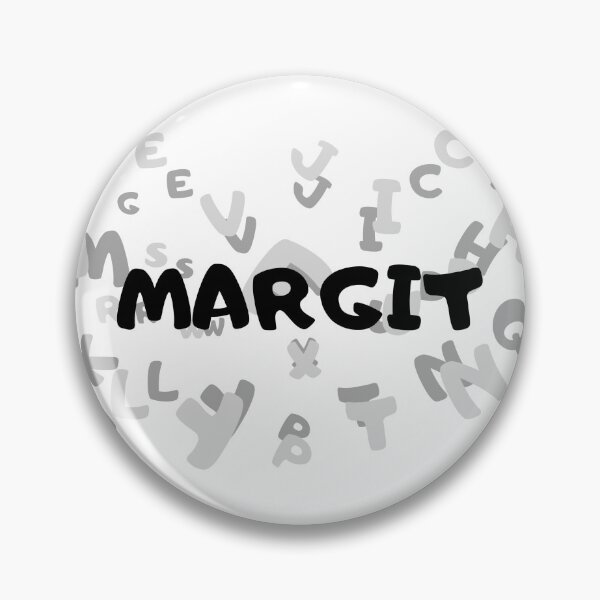 Artikelvorschau, Der Name Margit entworfen und verkauft von Initial-Inlook.