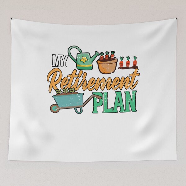 Item preview, My retirement plan garden accessories pension designed and sold by redshirtz.