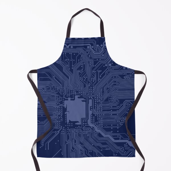 Item preview, Blue Geek Motherboard Circuit Pattern designed and sold by livianasgifts.