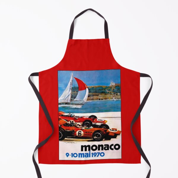 Item preview, MONACO : Vintage 1970 Auto Racing Advertising Print designed and sold by posterbobs.