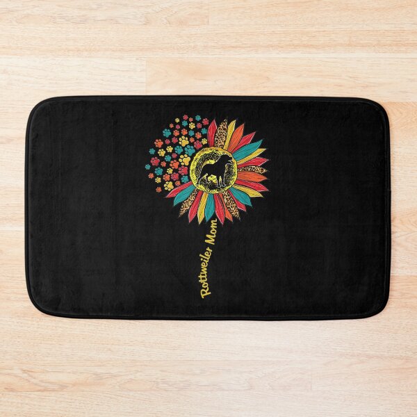 Item preview,  Rottweiler Lover Sunflower Leopard Print designed and sold by leonavi.