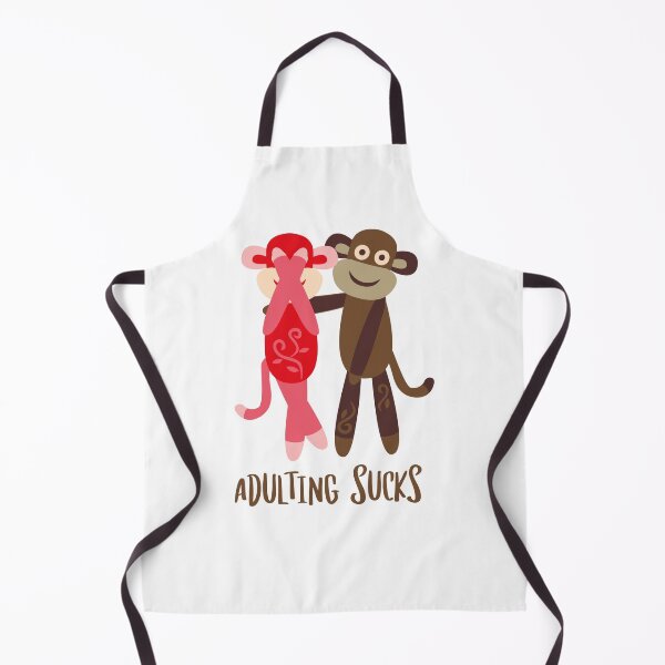 Item preview, Adulting Sucks - Sock Monkey designed and sold by Trinket-Trickster.
