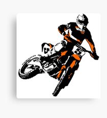 Moto Cross Racing Canvas Print