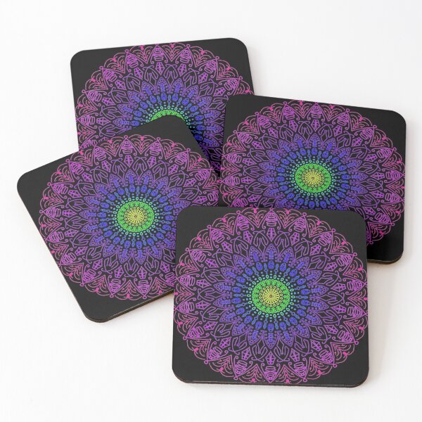 Item preview, Rainbow circle mandala designed and sold by Lovethatsticks.