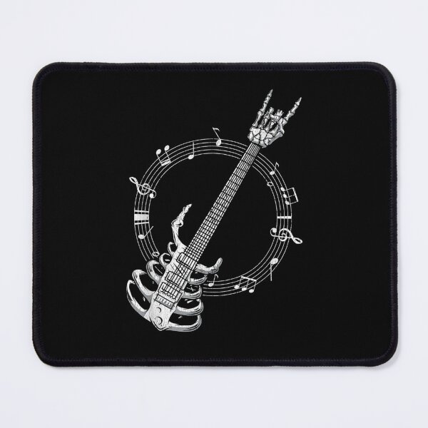 Item preview,  Skeleton Guitar Lover Rock Music Musical Notes designed and sold by leonavi.