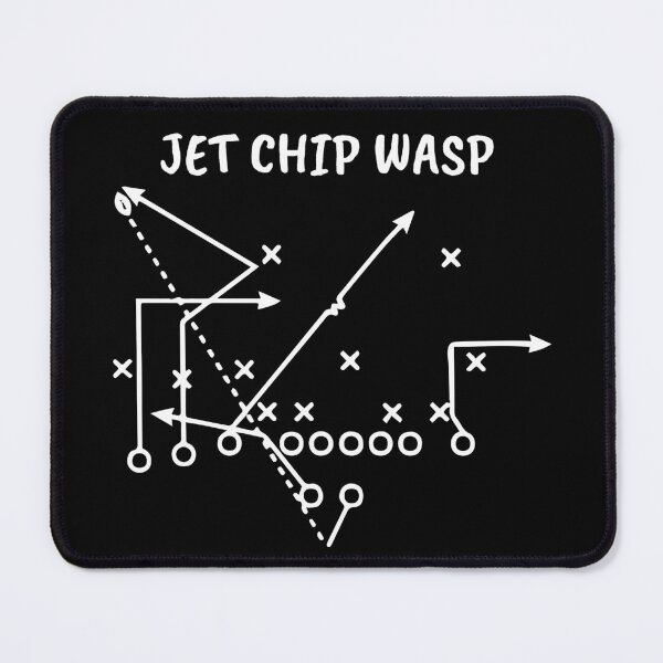 Item preview, Jet Chip Wasp Special Football Play - Football Art / Sports Art designed and sold by anodyle.