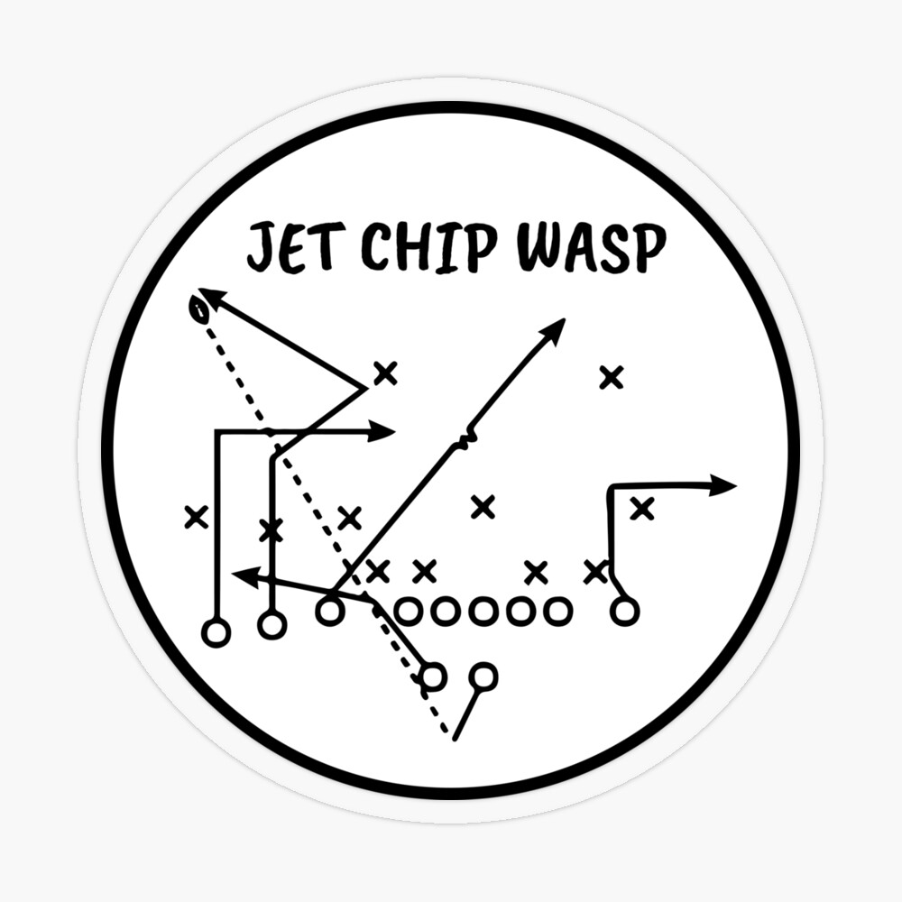 Jet Chip Wasp Football Play Football Art Kansas City -   Australia