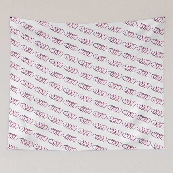 Item preview, Interlocking Purple Hearts designed and sold by ValeriesGallery.